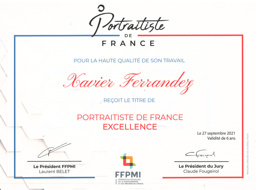 Portraitiste de France 2021 : Mention Excellence